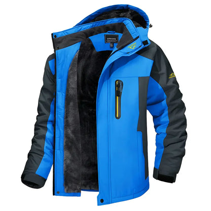 Chaqueta hombre impermeable forrada con capucha - Cavalieri
