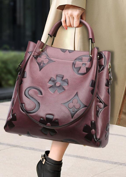 Bolso mujer shopper grabado floral - Samara