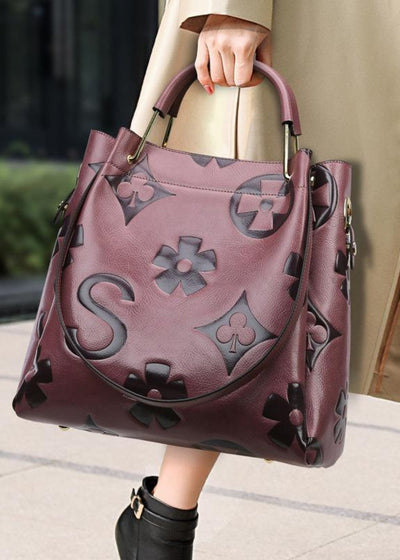 Bolso mujer shopper grabado floral - Samara