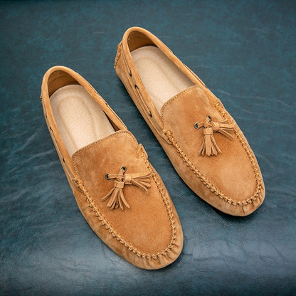 Mocasines hombre de suelablanda con borlas - Alessio