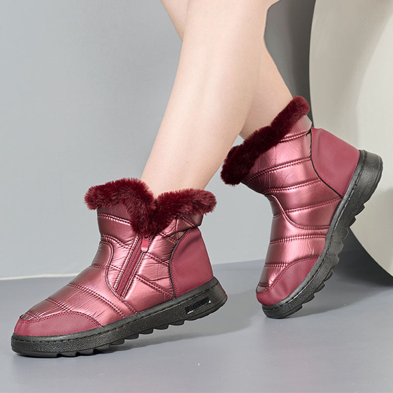 Priscilla - Botas altas de invierno de forro polar