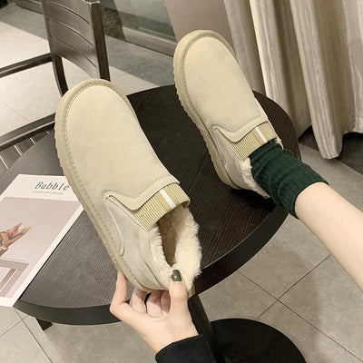 Zapatillas para mujer efecto ante con interior cálido - Verayne