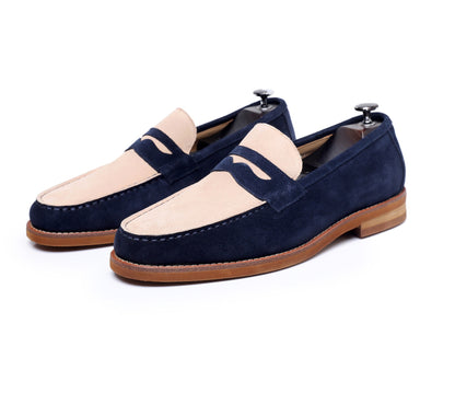 Mocasines hombre cuero genuino estilo clásico marrón - Whitmore