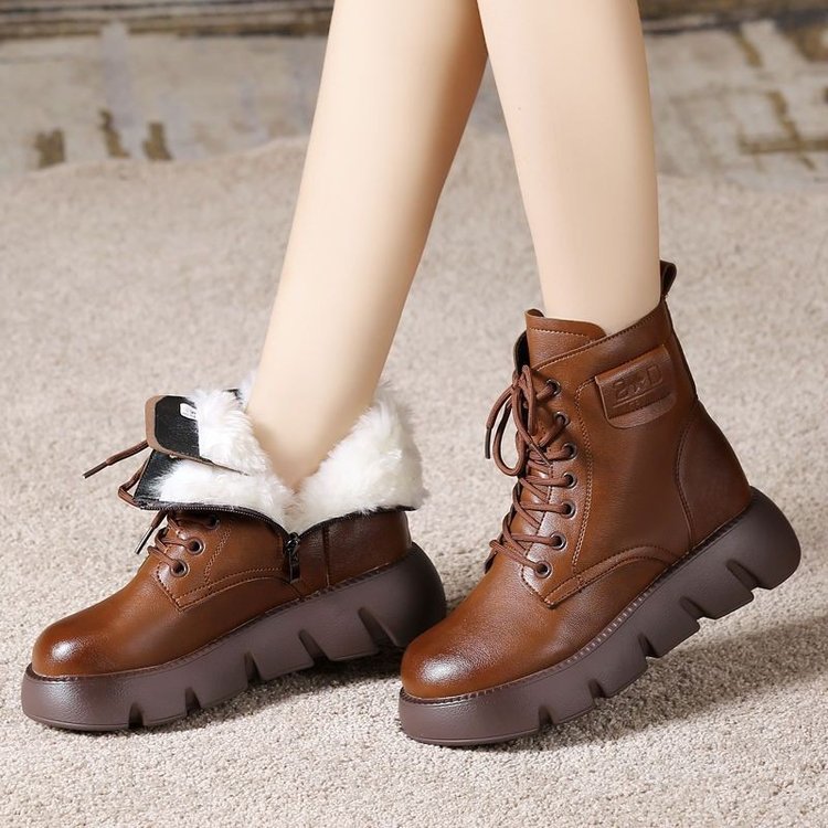 Botas de invierno para mujer efecto envolvente - Mauri
