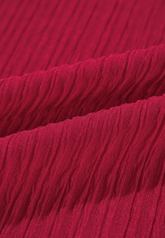 Danissa - Vestido de manga larga con volantes y muescas