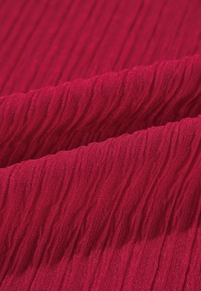 Danissa - Vestido de manga larga con volantes y muescas