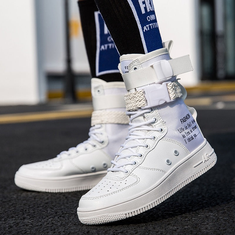 Botas altas hombre lona reforzada estilo urbano - Esteban