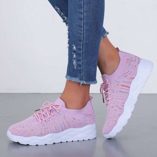 Zapatillas para mujer tejido transpirable con suela deportiva - Eloísa