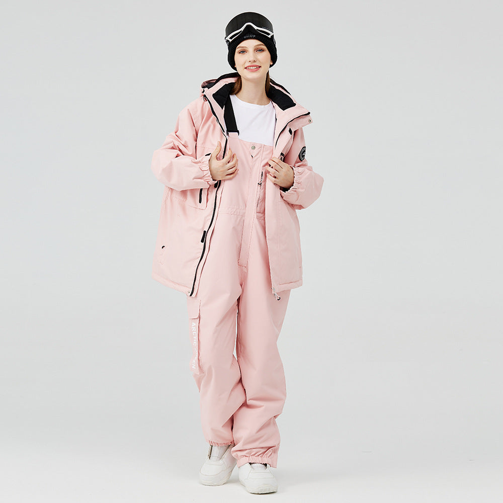 Conjunto de esquí impermeable de doble capa - Nareen