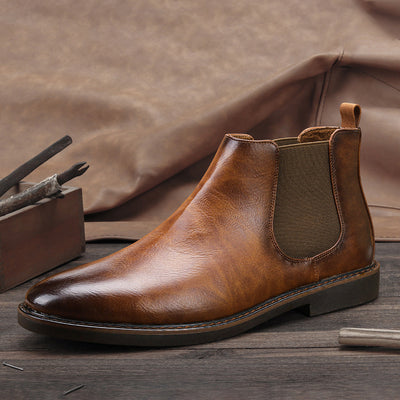 Botines de cuero impermeables para hombre - Narev