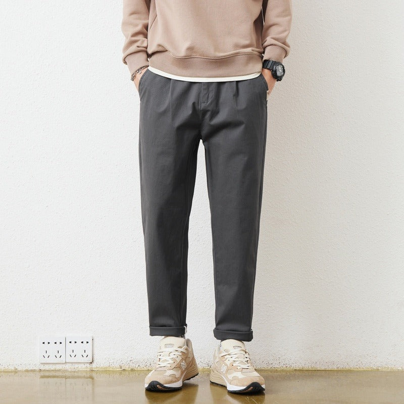 Pantalón recto hombre algodón estilo urbano - Augusto