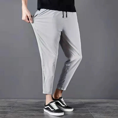 Pantalón cropped para hombre de tejido ligero estilo relajado - Mateo