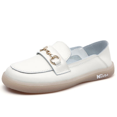 Mocasines planos mujer detalle metálico - Melora