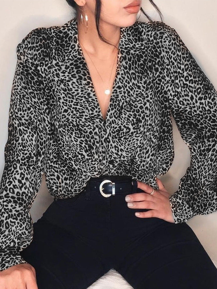 LEONA- Blusa de leopardo