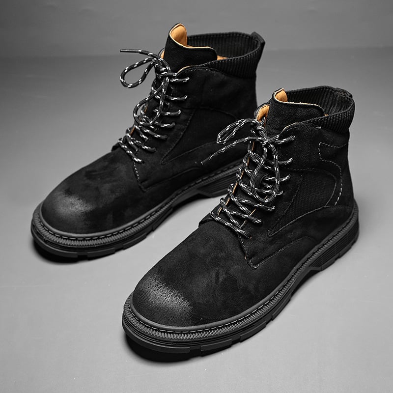 Botas para hombre estilo britanico de otoño e invierno - Marven