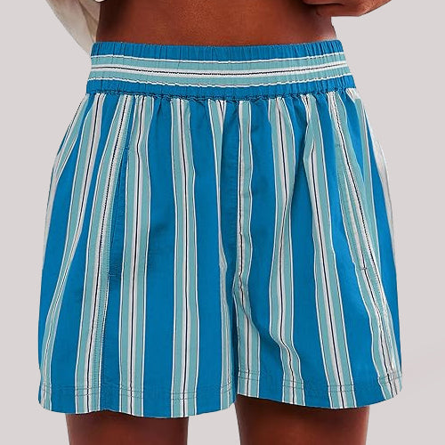 Jazmin - Pantalones cortos de verano a rayas