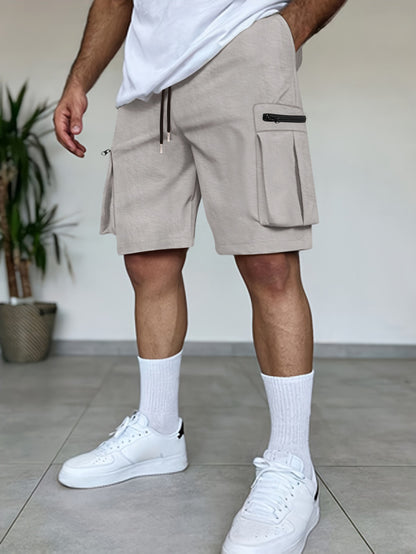 Pantalones cortos cargo hombre bolsillos utilitarios color terracota - Dakar
