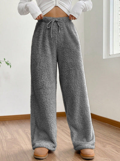 Pantalones para mujer de textura afelpada - Avenne