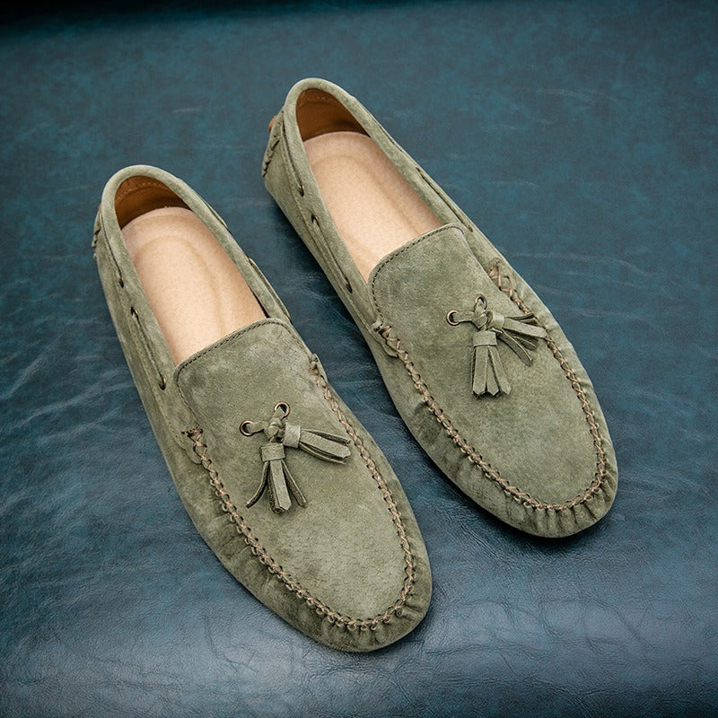 Mocasines hombre de suelablanda con borlas - Alessio