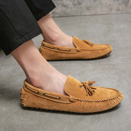 Mocasines hombre de suelablanda con borlas - Alessio