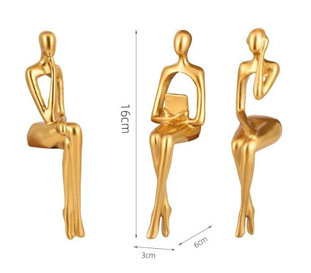 Miniaturas Doradas Modernas