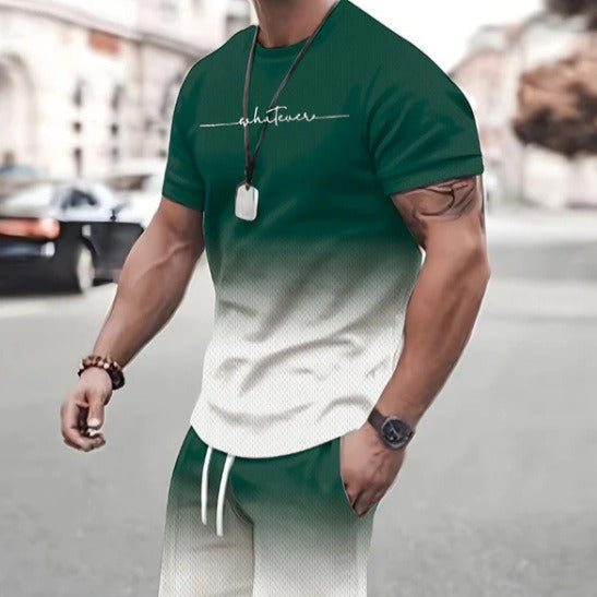 Conjunto deportivo hombre tejido transpirable estilo urbano moderno - Mauro