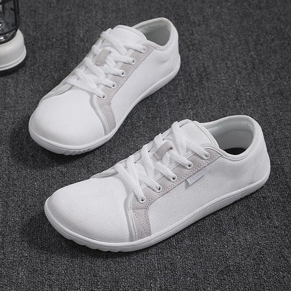 Zapatillas deportivas unisex transpirables con suela antideslizante rosa pastel - Elina