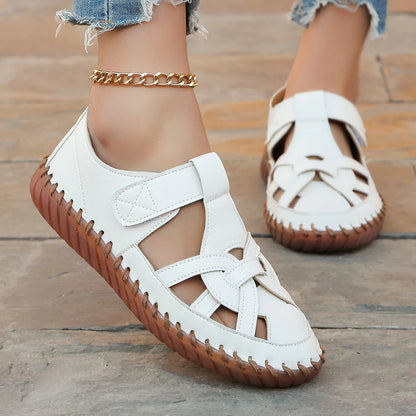 Zapatos planos mujer estilo mocasín con diseño calado - Anelya