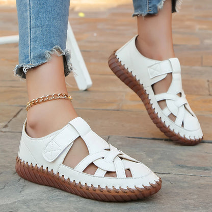 Zapatos planos mujer estilo mocasín con diseño calado - Anelya