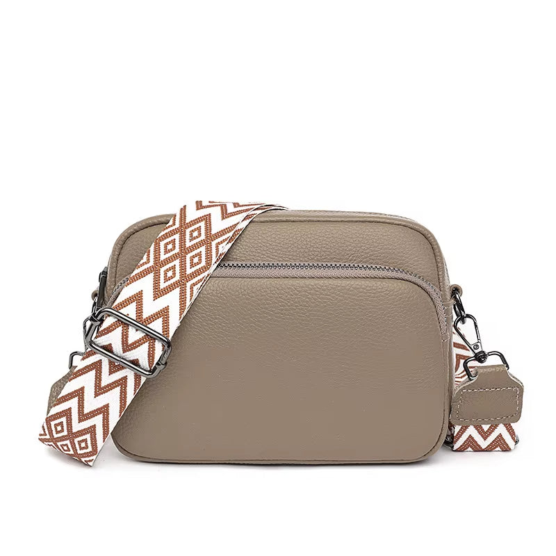 Bolso bandolera para mujer con correa étnica - Mía