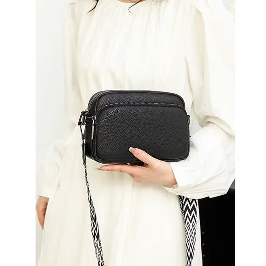 Bolso bandolera para mujer con correa étnica - Mía