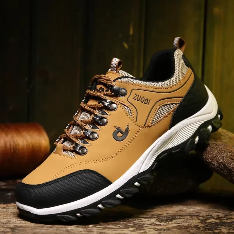 Zapatillas senderismo hombre material antideslizante estilo trekking - Damián