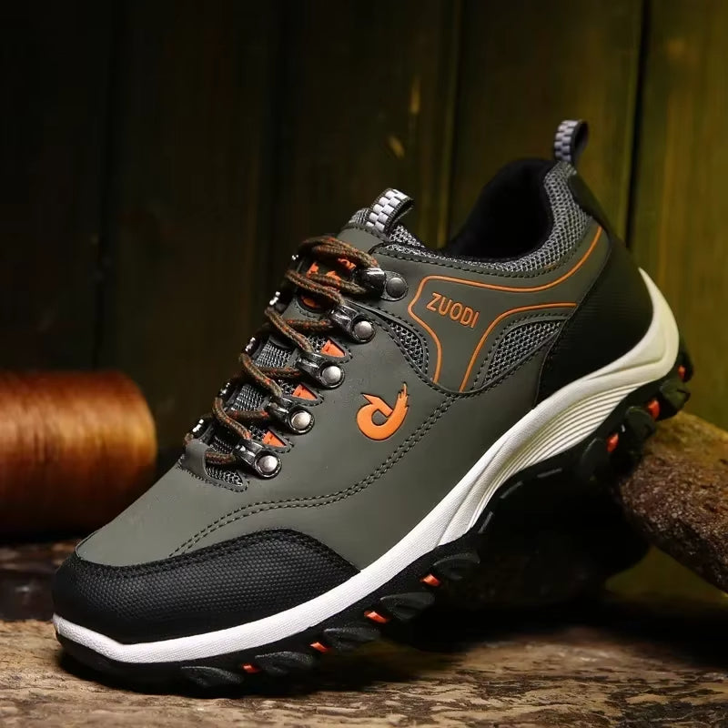 Zapatillas senderismo hombre material antideslizante estilo trekking - Damián