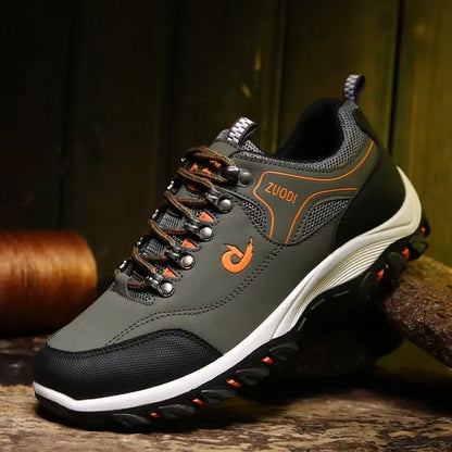 Zapatillas senderismo hombre material antideslizante estilo trekking - Damián