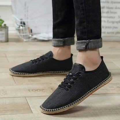 Alpargatas hombre lino transpirable estilo casual - Mauro