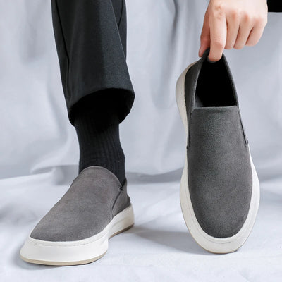 Mocasines para hombre ante premium diseño sin cordones - Rodrigo