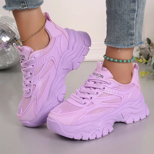 Zapatillas deportivas para mujer suela gruesa estilo urbano - Camila