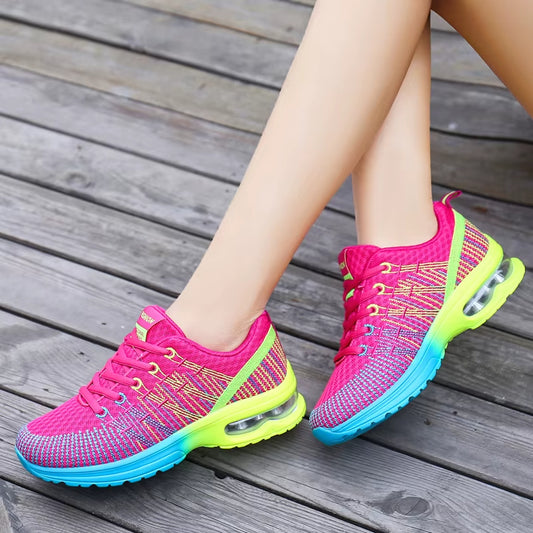 Zapatillas deportivas para mujer malla transpirable con suela de aire - Mónica