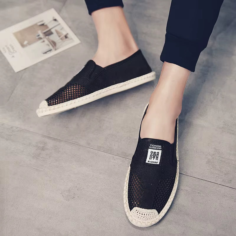 Mocasines para hombre de lona transpirable estilo alpargata - Julián