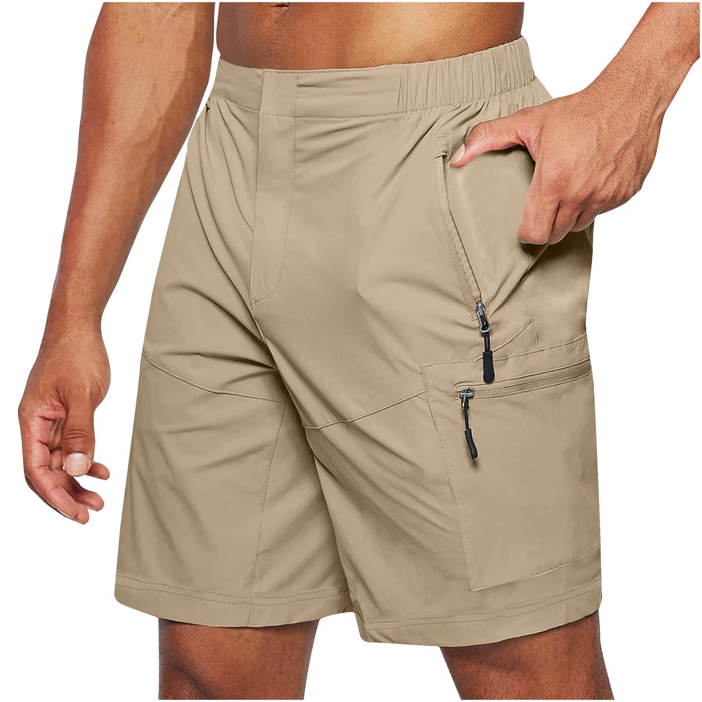 Pantalones cortos para hombre tela técnica bolsillos múltiples - Adrián