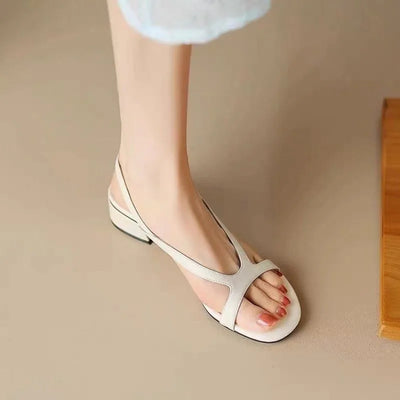 Sandalias mujer diseño minimalista estilo plano - Elena