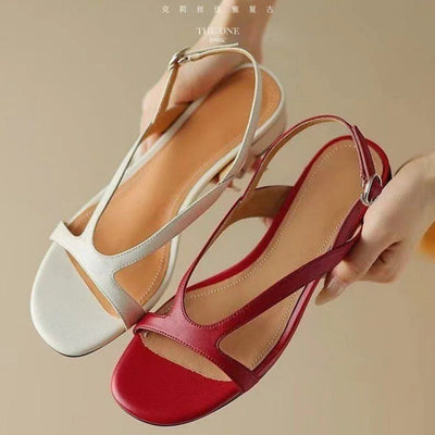 Sandalias mujer diseño minimalista estilo plano - Elena