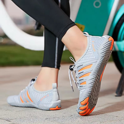 Zapatos deportivos unisex de secado rápido azul eléctrico - Alven