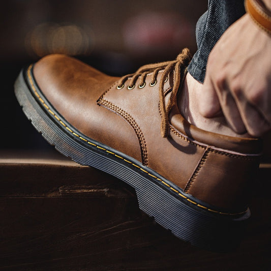 Zapatos bajos hombre cuero genuino estilo casual - Ernesto