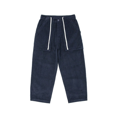 John - Pantalones casual de pana retro rectos para hombre