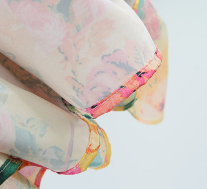Felicity - Vestido camisola fluido con estampado floral acuarela