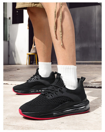 Zapatillas deportivas para hombre tejido transpirable suela con cámara de aire - Elías