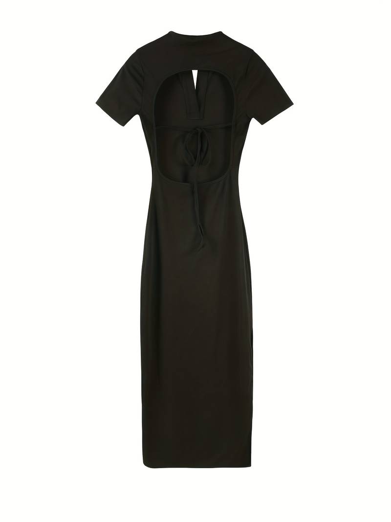 Ablet - Vestido ajustado con escote halter