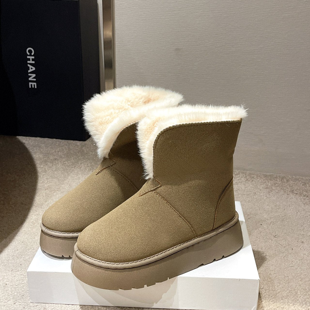 Botas de invierno para mujer con forro de felpa - Nina