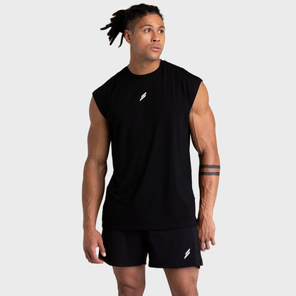 Camiseta sin mangas hombre algodón transpirable estilo deportivo - Thiago